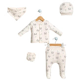 Pack naissance Panda 5 pcs coton unisexe